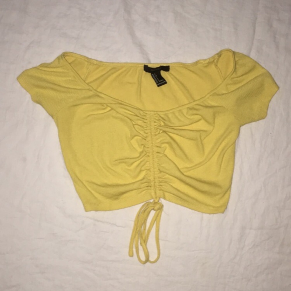 Off the shoulder crop top
